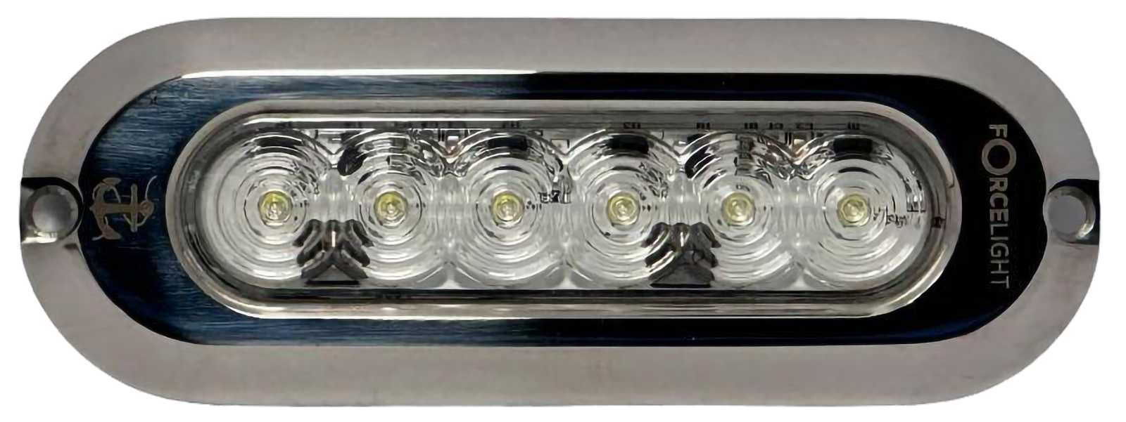30W Mavi Yatay Yüzey Su Altı Lambası Krom - H3	